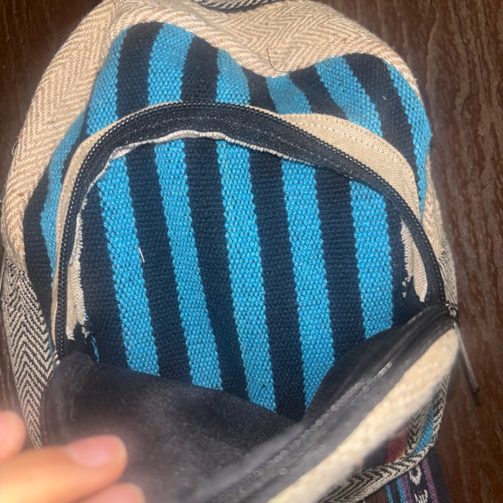 Multicolor Patterned Backpack - Picture 4 of 4